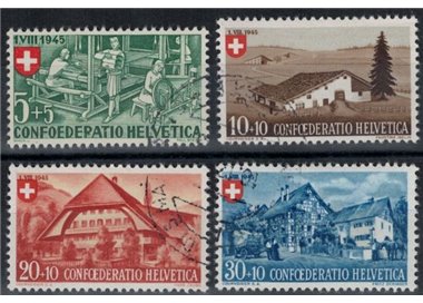 SVIZZERA 1945 Pro Patria 4v us