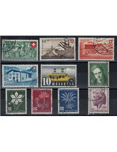 SWITZERLAND 1946 Complete year 10v used