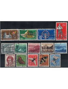 SVIZZERA 1955 Annata completa 14v us