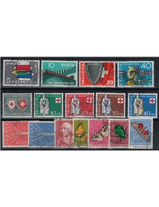 SVIZZERA 1957 Annata completa 16v us