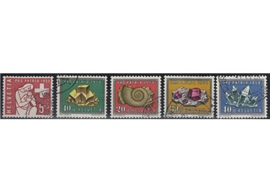 SVIZZERA 1958 Pro Patria 5v us