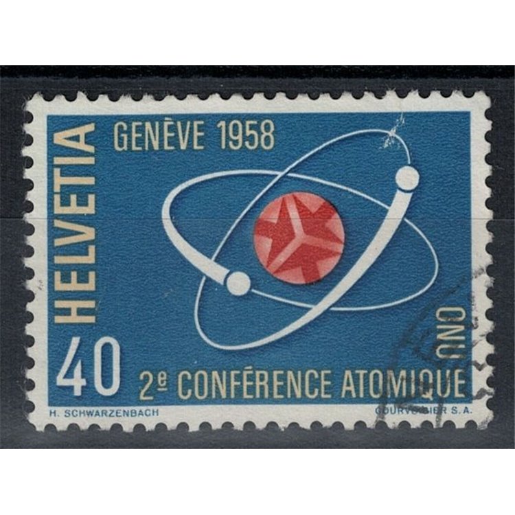 SWITZERLAND 1958 Atomic Conference unused