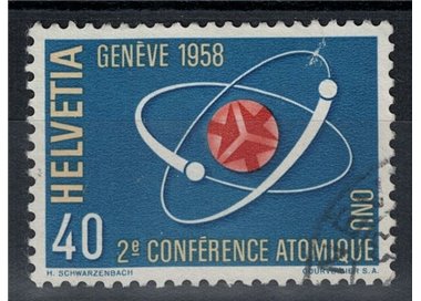 SVIZZERA 1958 Conferenza atomica  us