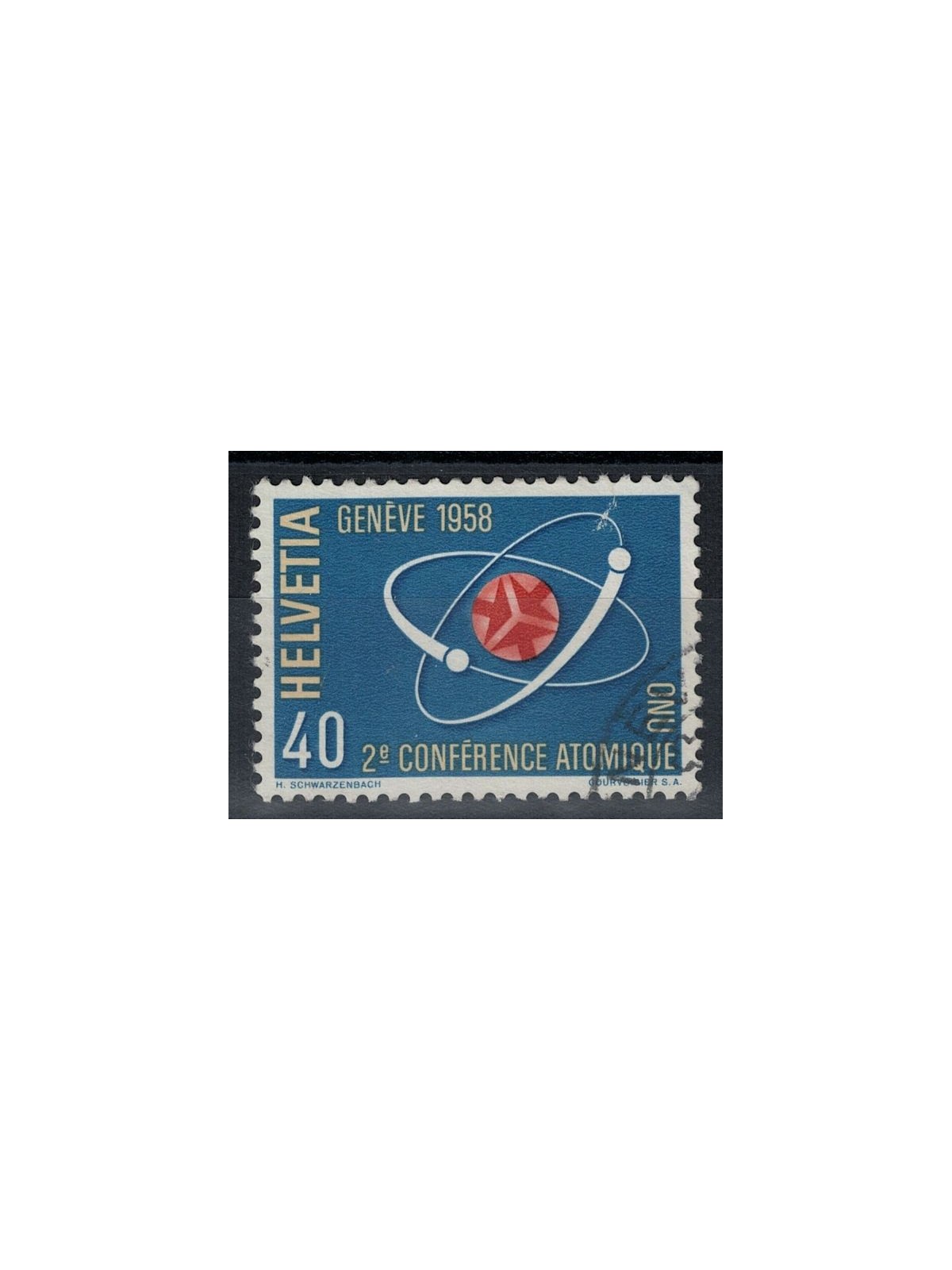 SVIZZERA 1958 Conferenza atomica  us