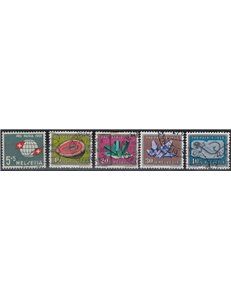 SWITZERLAND 1959 Pro Patria 5v unused