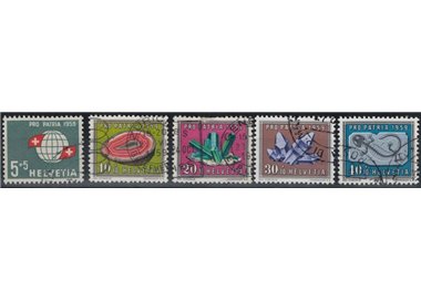 SWITZERLAND 1959 Pro Patria 5v unused