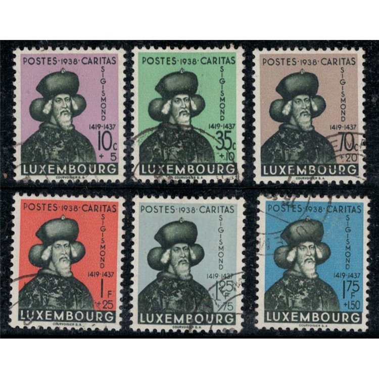 LUSSEMBURGO 1938 Caritas, pro infanzia 6v us
