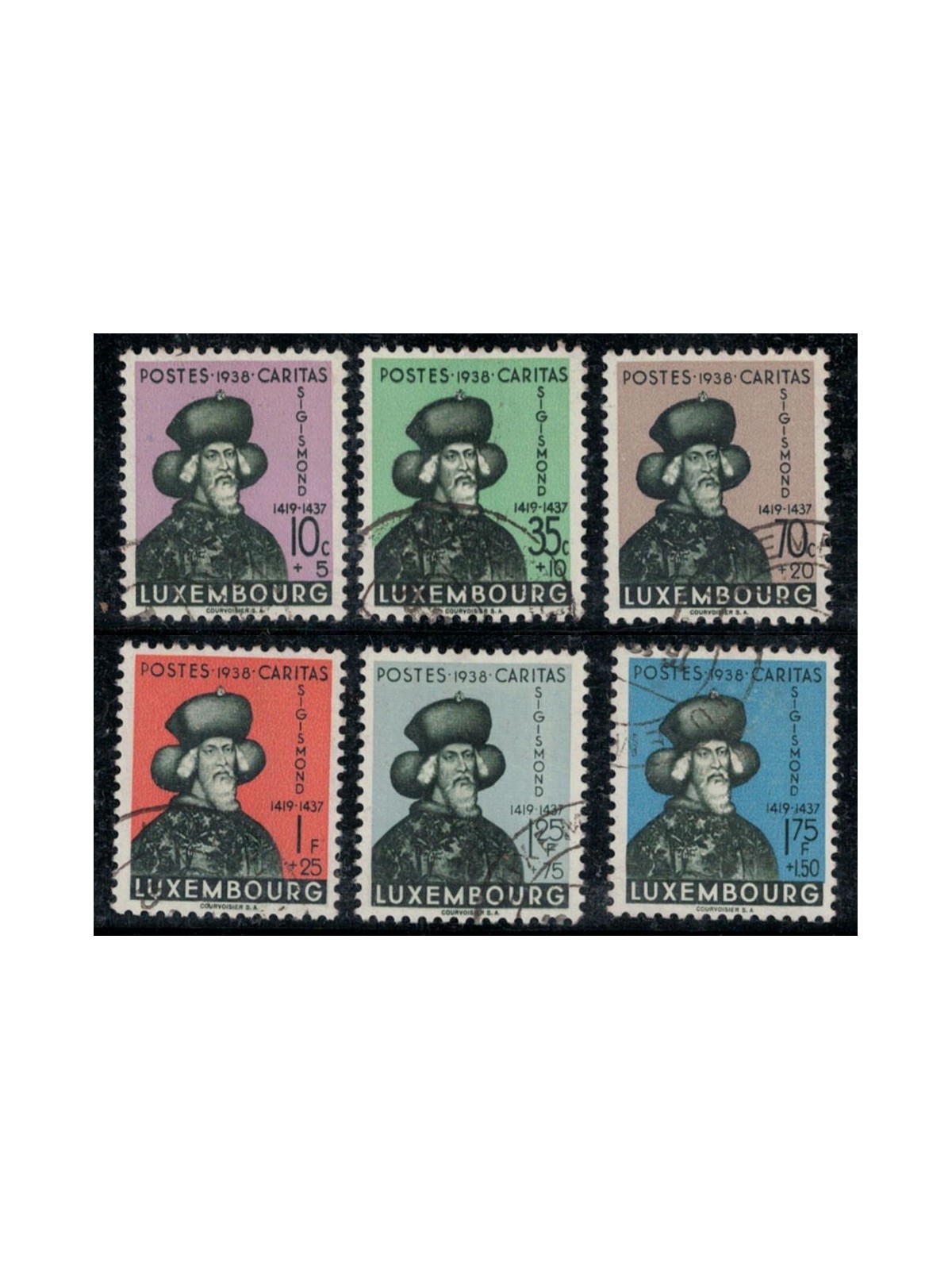 LUSSEMBURGO 1938 Caritas, pro infanzia 6v us