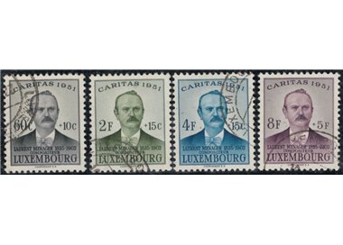 LUSSEMBURGO 1951 Caritas, pro infanzia 4v us