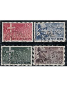 LUXEMBOURG 1947 Death of General Patton 4v us