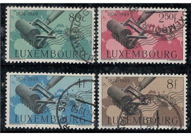 LUSSEMBURGO 1949 Anniversario UPU 4v us