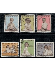 LUSSEMBURGO 1962 Caritas, pro infanzia 6v us