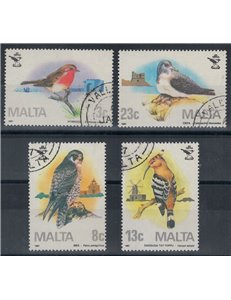 MALTA 1987 Ornithological Association, birds 4v us