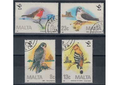 MALTA 1987 Ornithological Association, birds 4v us