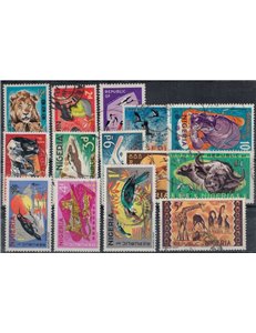 NIGERIA 1965 Ordinary series, animals 14v us
