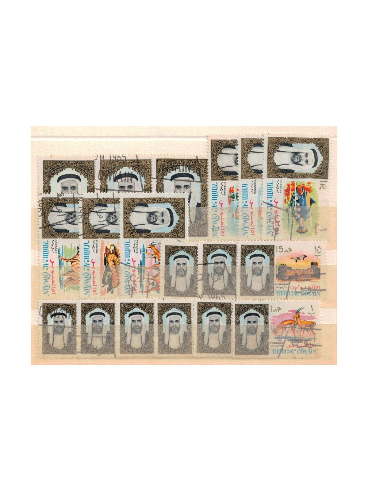 UMM AL QIWAIN 1964 Ordinary series 18v us