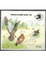 NEW ZEALAND 1989 Washington Post Stamp Exhibition 1 s/s us