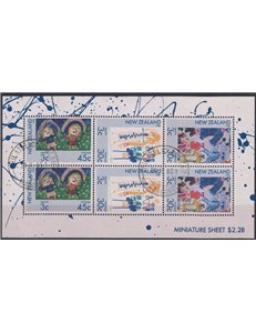 NEW ZEALAND 1986 Child Health 1 s/s us