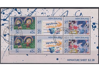 NEW ZEALAND 1986 Child Health 1 s/s us