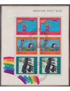 NEW ZEALAND 1987 Child Health 1 s/s us