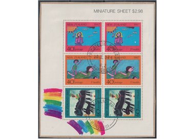 NEW ZEALAND 1987 Child Health 1 s/s us