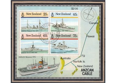 NEW ZEALAND 1985 Warships 1 s/s us