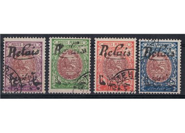 IRAN 1912-14 Ordinary series 4v us