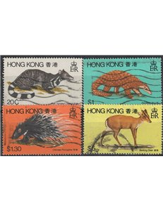 HONG KONG 1982 Fauna, mammals 4v us (1)