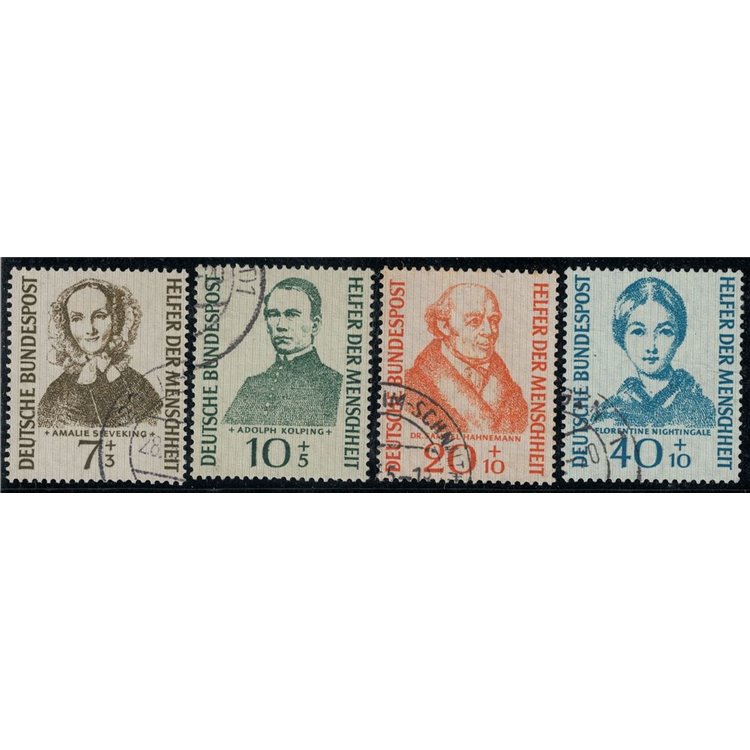 GERMANY FRG 1955 Charity 4v used