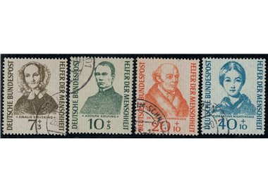GERMANIA BRD 1955 Beneficenza 4v us