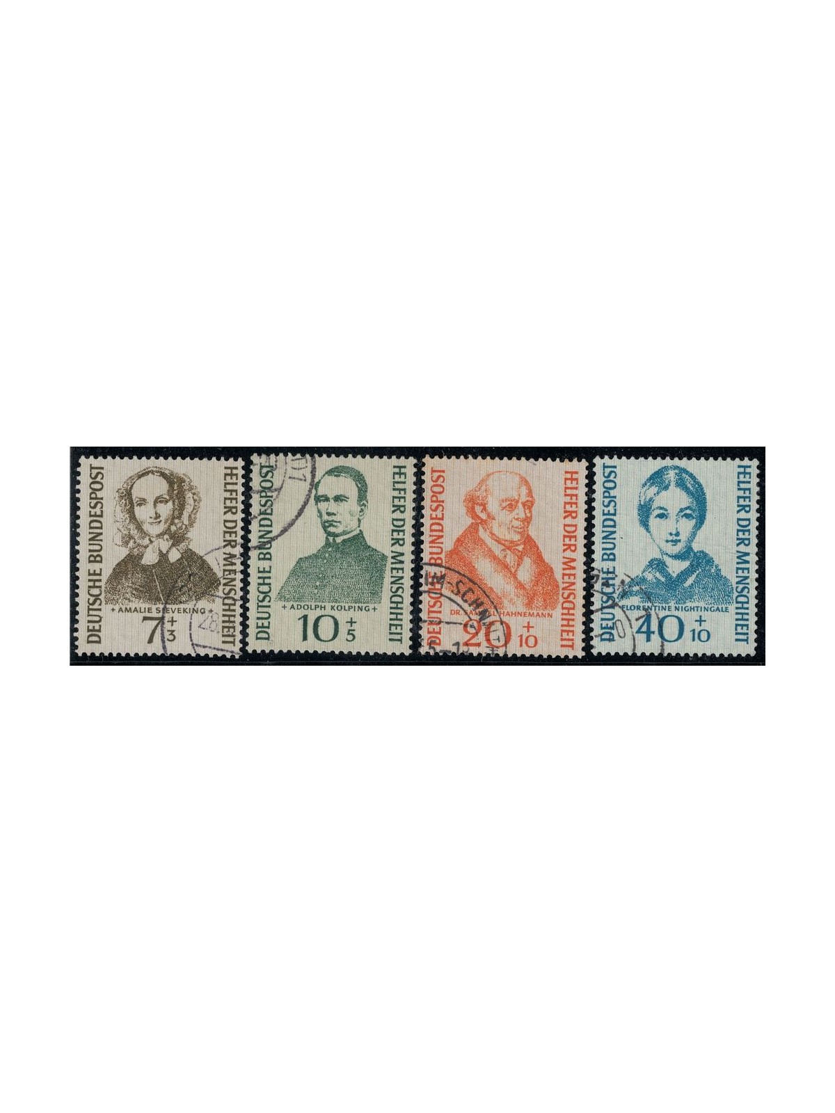 GERMANIA BRD 1955 Beneficenza 4v us