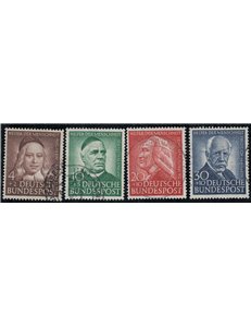 GERMANIA BRD 1953 Benefattori 4v us