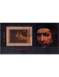 RUSSIA 1976 Rembrandt 1 s/s apg
