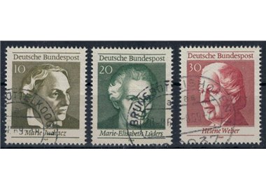 GERMANY BRD 1969 Women's right to vote 3v us