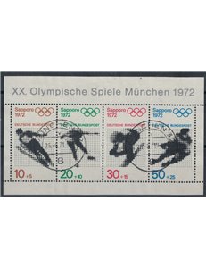 GERMANY BRD 1971 Sapporo Olympic Games s/s us