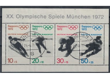 GERMANY BRD 1971 Sapporo Olympic Games s/s us