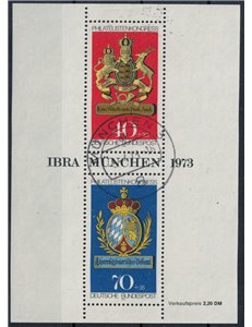 GERMANIA BRD 1973 Ibra 73, esposizione filatelica BF us