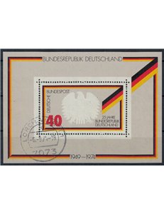 GERMANIA BRD 1974 Anniversario della Repubblica BF us