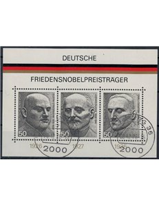 GERMANIA BRD 1975 Premio Nobel per la pace BF us