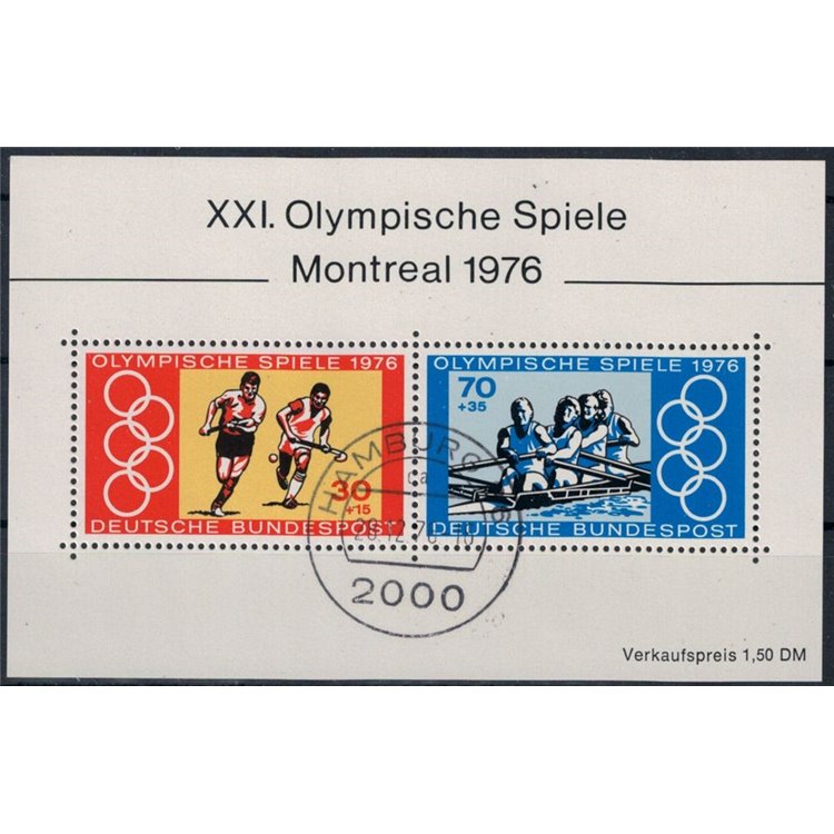 GERMANY BRD 1976 Montreal Olympic Games s/s us