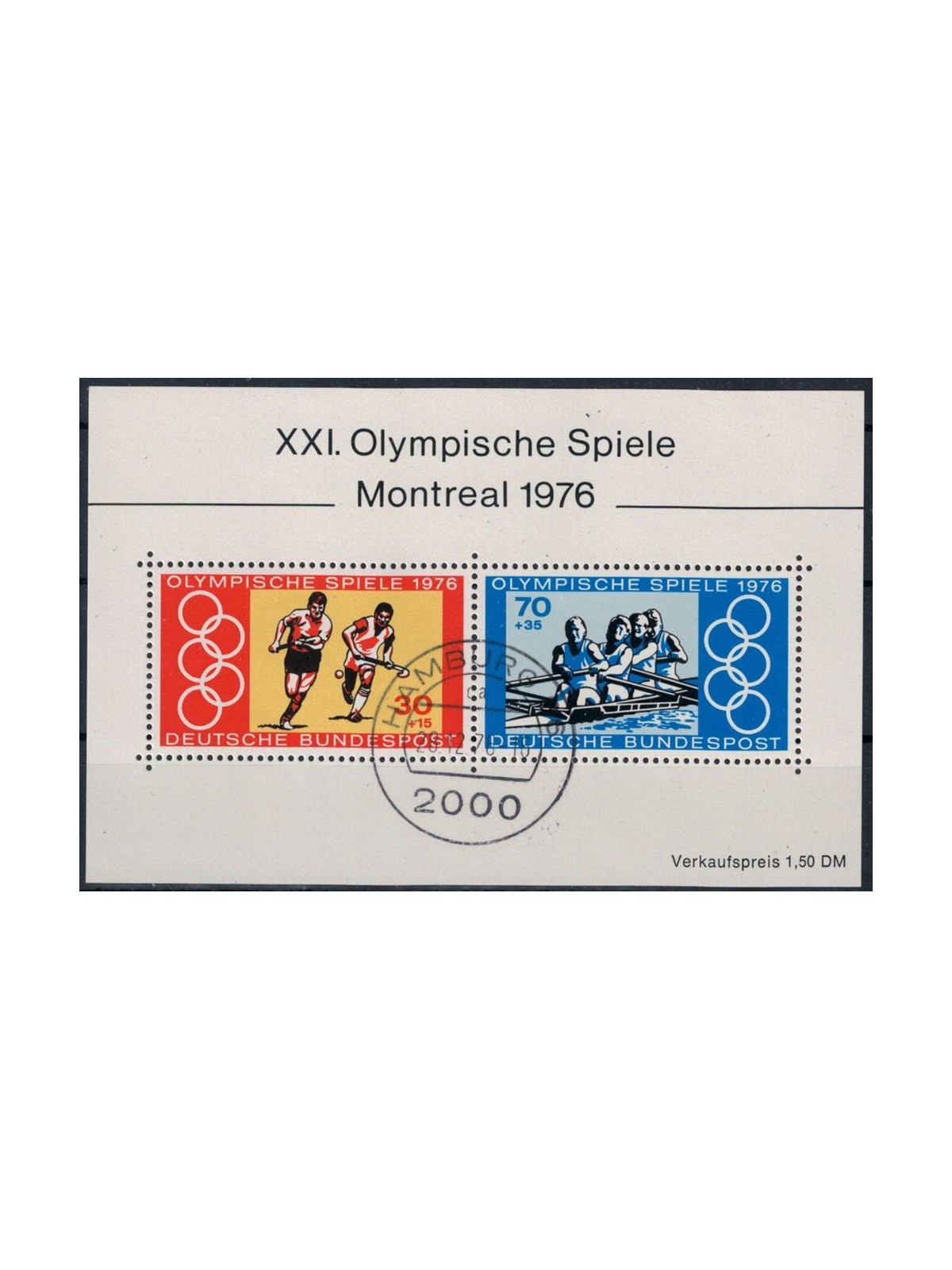 GERMANY BRD 1976 Montreal Olympic Games s/s us