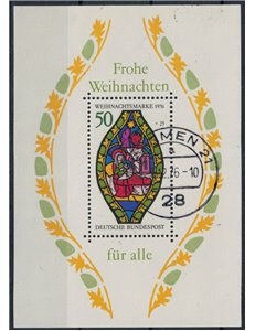 GERMANY BRD 1976 Christmas s/s us