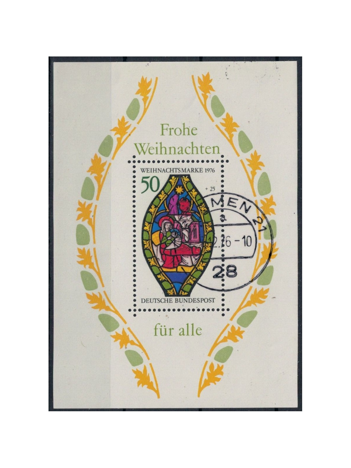 GERMANIA BRD 1976 Natale BF us