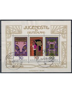 GERMANY BRD 1977 Art Nouveau in Germany s/s us