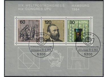 GERMANIA BRD 1984 Congresso Upu 1 BF us