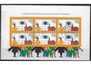 GERMANY BRD 1990 Youth Philatelic Exhibition s/s us