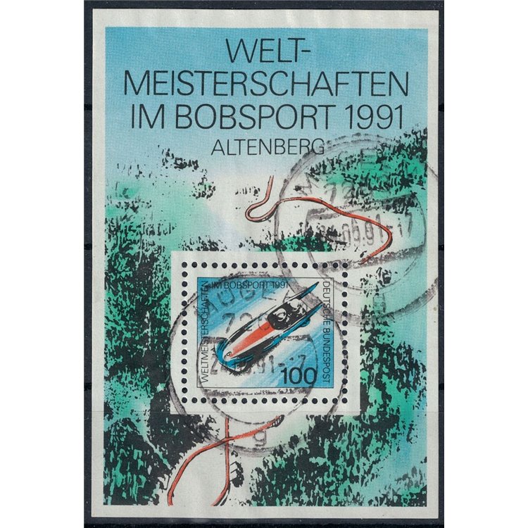 GERMANY BRD 1991 Bobsleigh World Championship s/s us