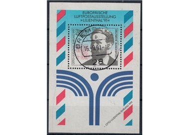 GERMANIA BRD 1991 Esposizione di aerofilatelia BF us