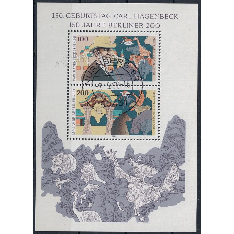 GERMANY BRD 1994 Carl Hagenbeck s/s us