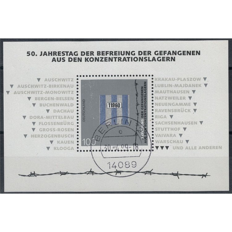 GERMANY BRD 1995 Liberation of s/s prisoners us